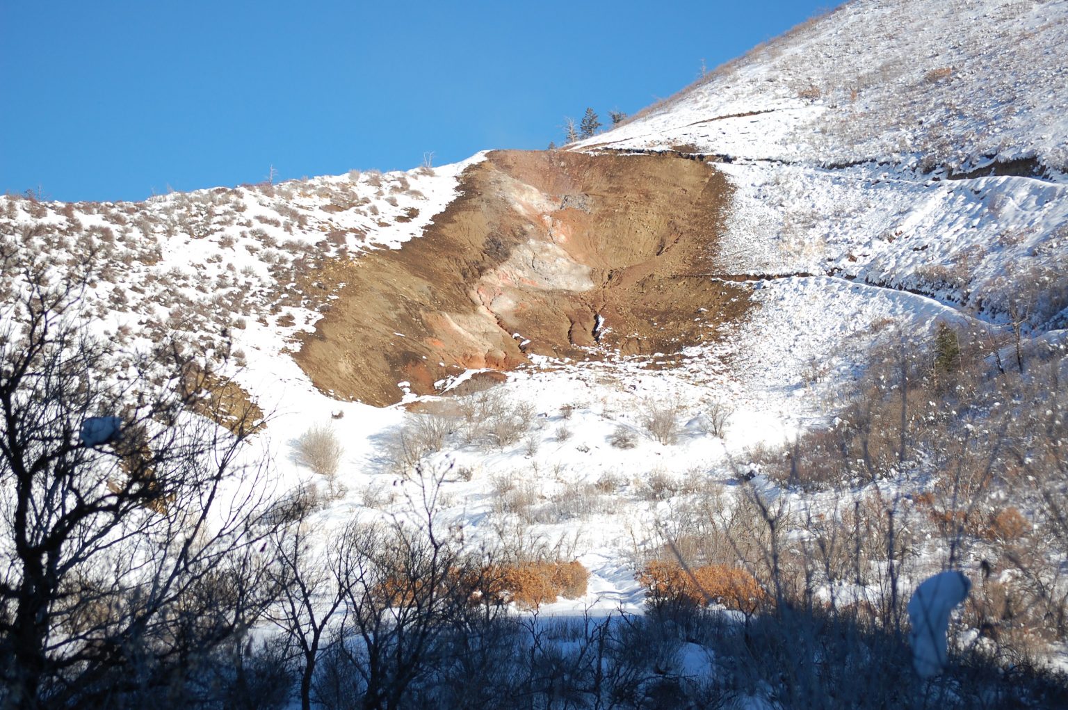 The fires that burn all winter long under Glenwood Springs